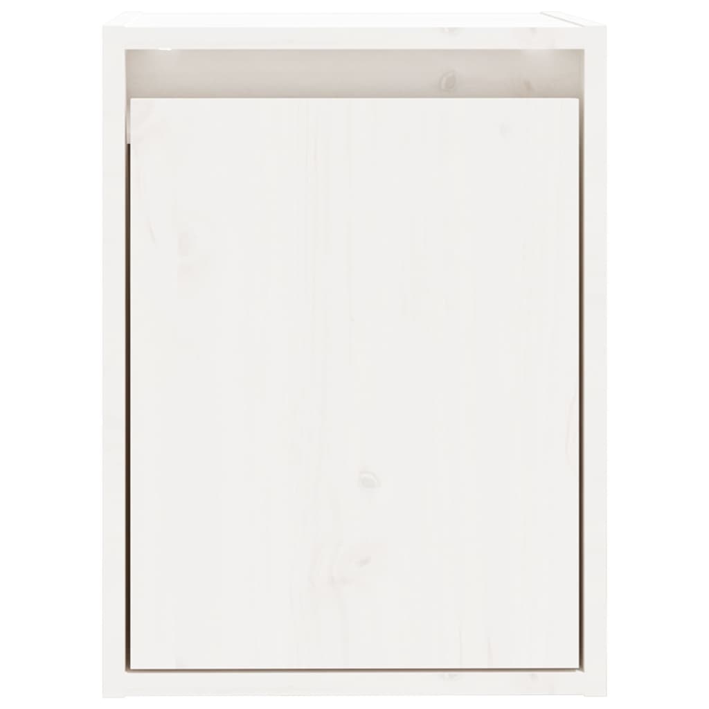  Wandschrank Weiß 30x30x40 cm Massivholz Kiefer