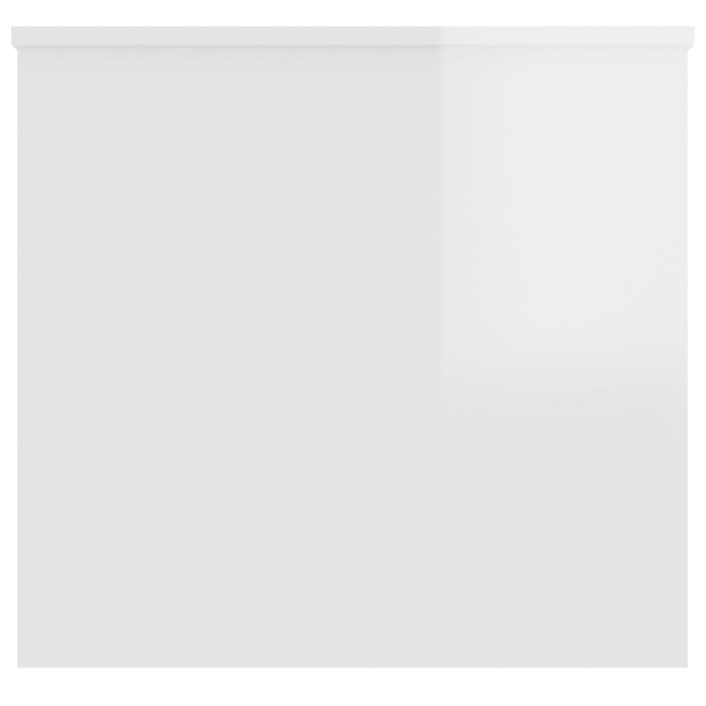  Couchtisch Hochglanz-Weiß 102x55,5x52,5 cm Holzwerkstoff