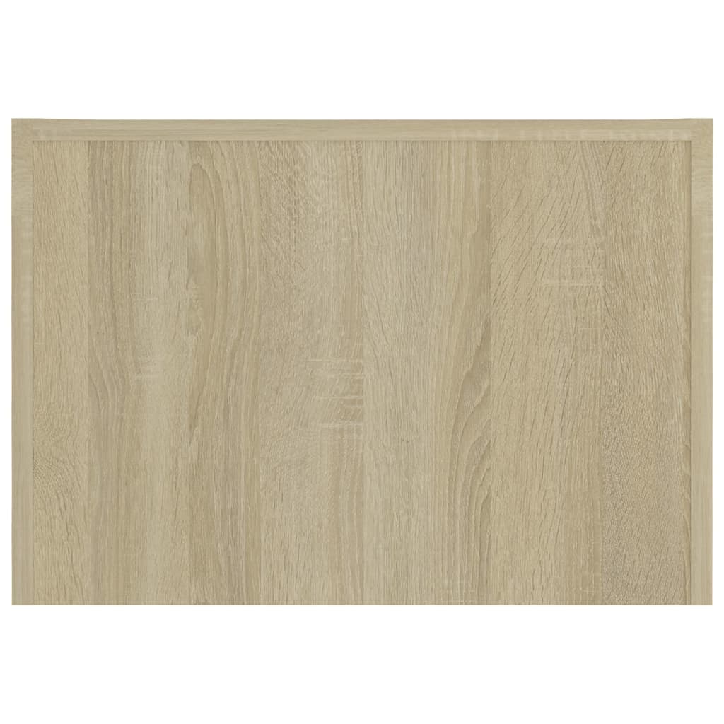 Couchtisch Sonoma-Eiche 50x50x35 cm Holzwerkstoff