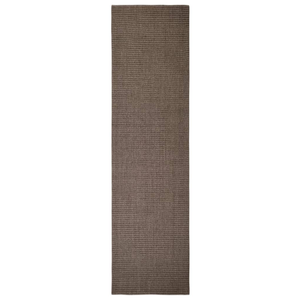  Sisalteppich für Kratzbaum Braun 80x300 cm