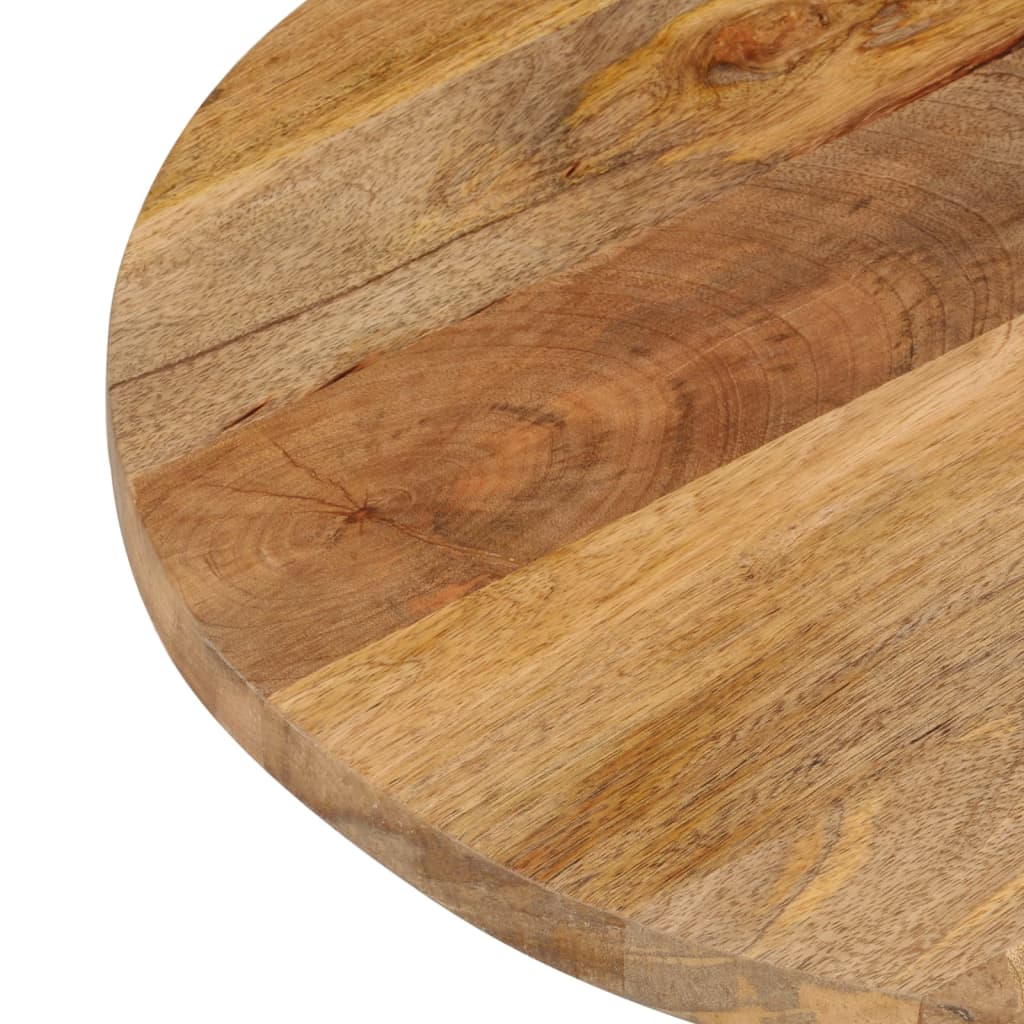  Tischplatte 140x50x3,8 cm Oval Massivholz Mango
