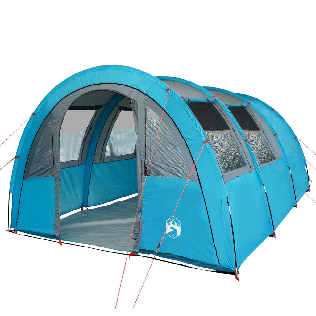  Campingzelt 4 Personen Blau Wasserfest