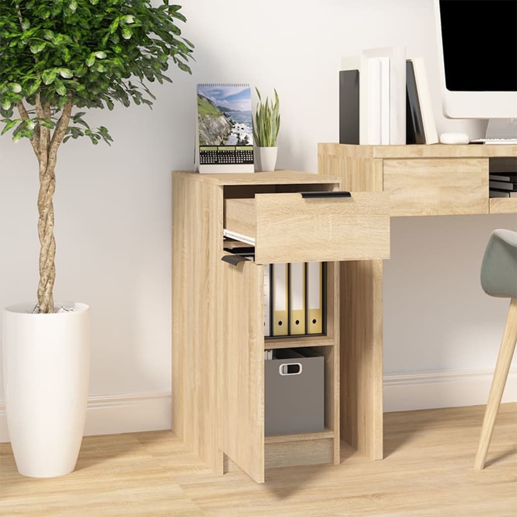  Schreibtischschrank Sonoma-Eiche 33,5x50x75 cm Holzwerkstoff