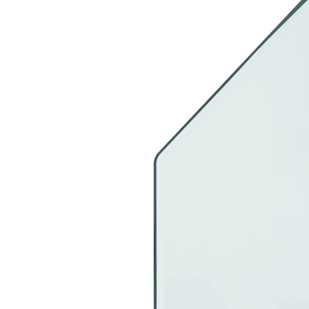  Kaminofen Glasplatte Sechseck 100x50 cm