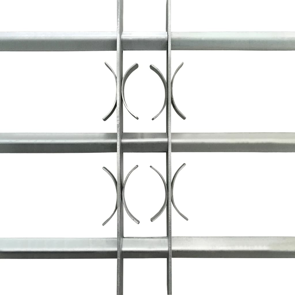  Fenstergitter Verstellbar mit 3 Querstäben 700-1050 mm