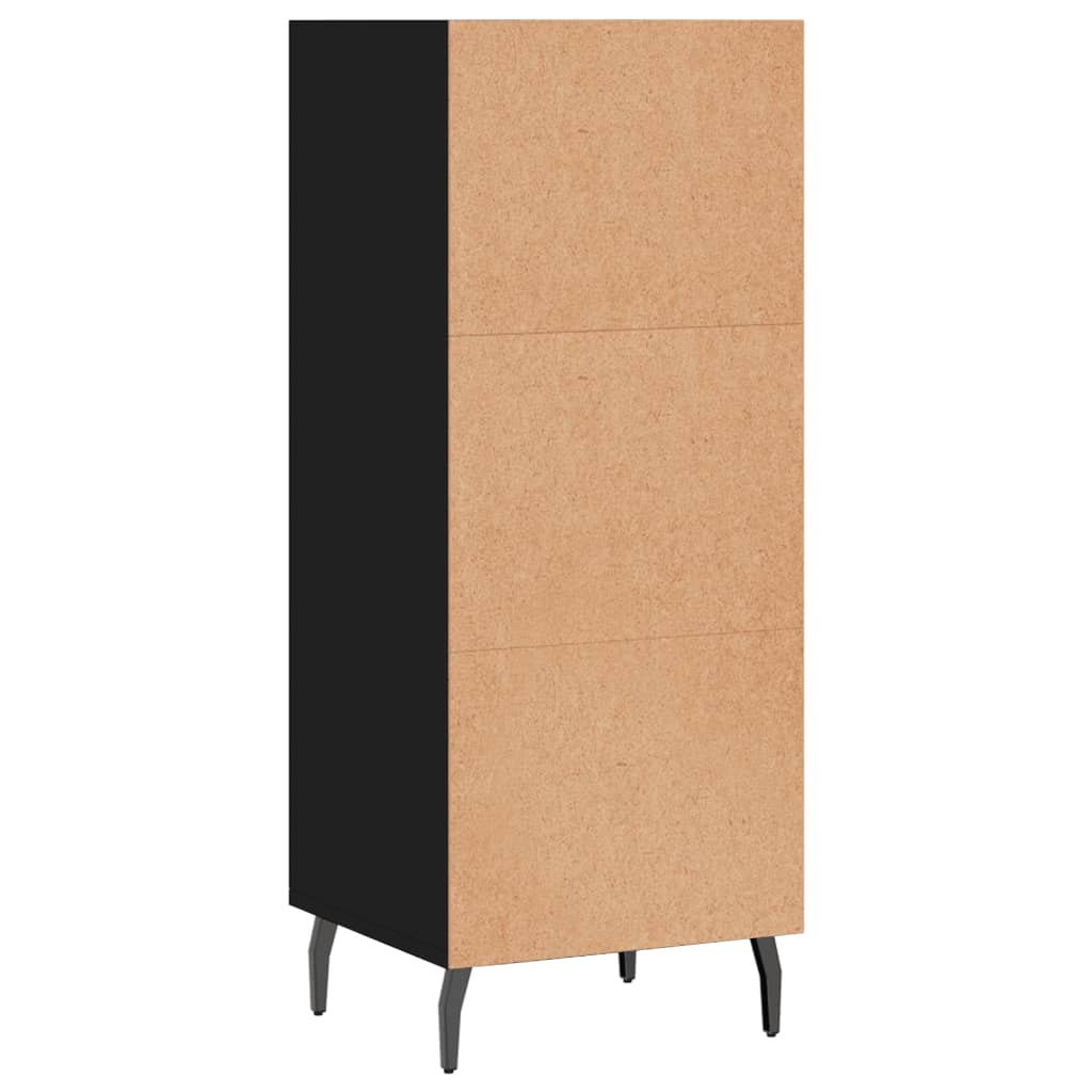  Sideboard Schwarz 34,5x32,5x90 cm Holzwerkstoff
