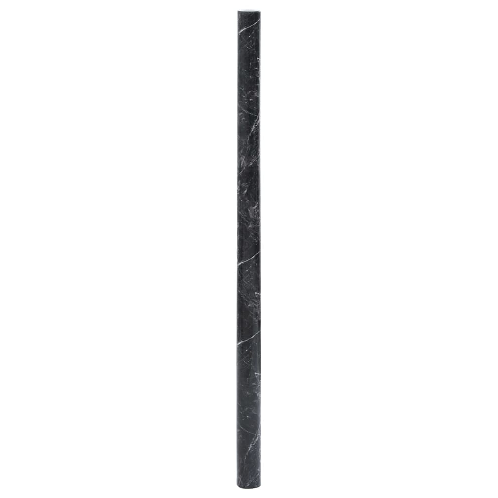  Möbelfolie Selbstklebend Marmor-Optik Schwarz 90x500 cm PVC