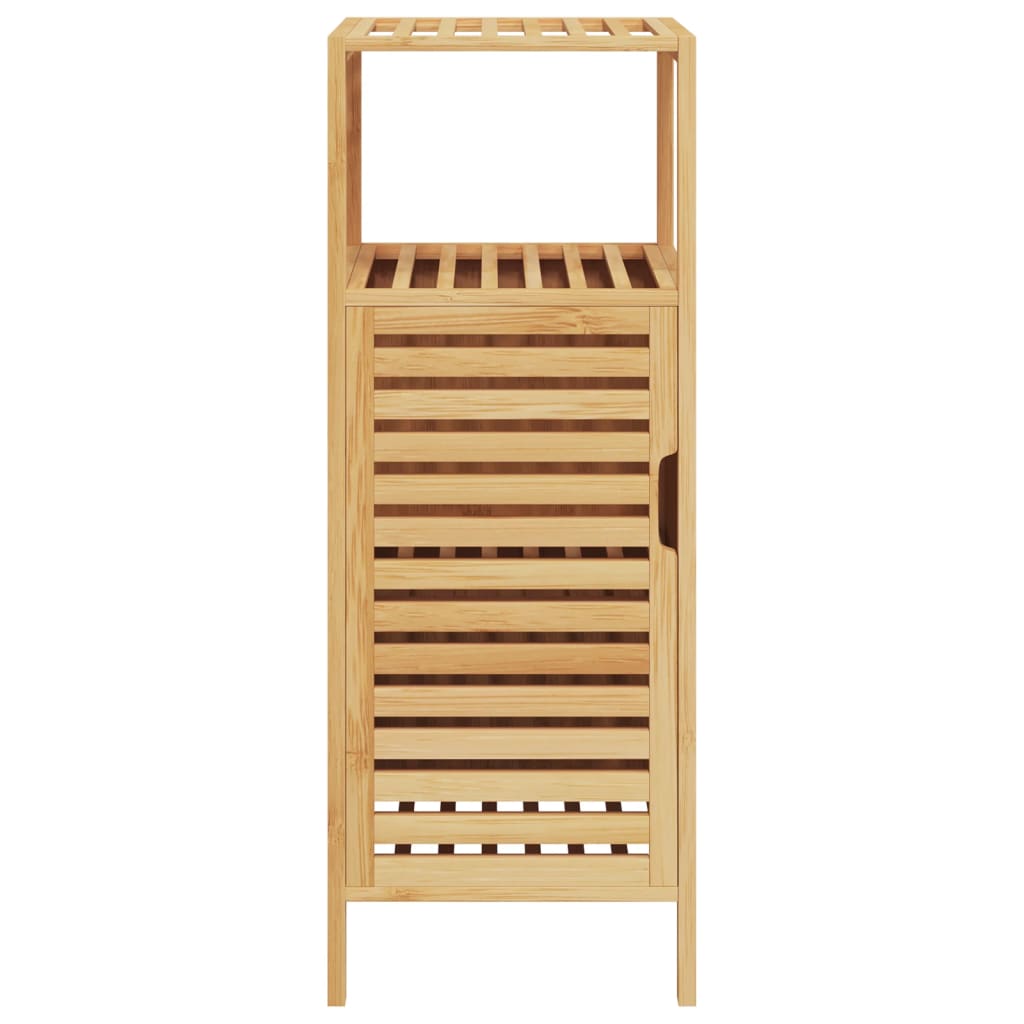  Badezimmerschrank mit Ablage 36x33x87 cm Bambus