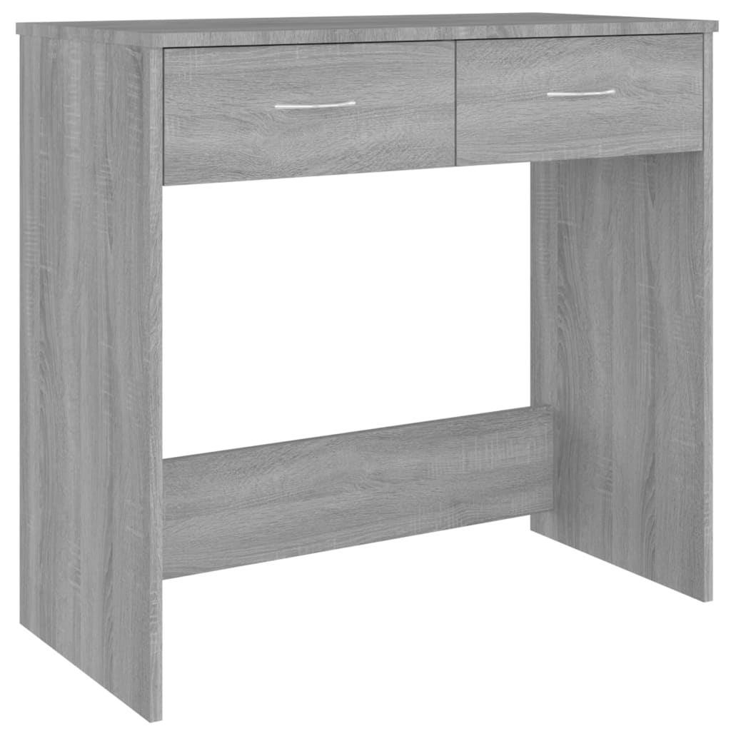  Schreibtisch Grau Sonoma 80x40x75 cm Holzwerkstoff