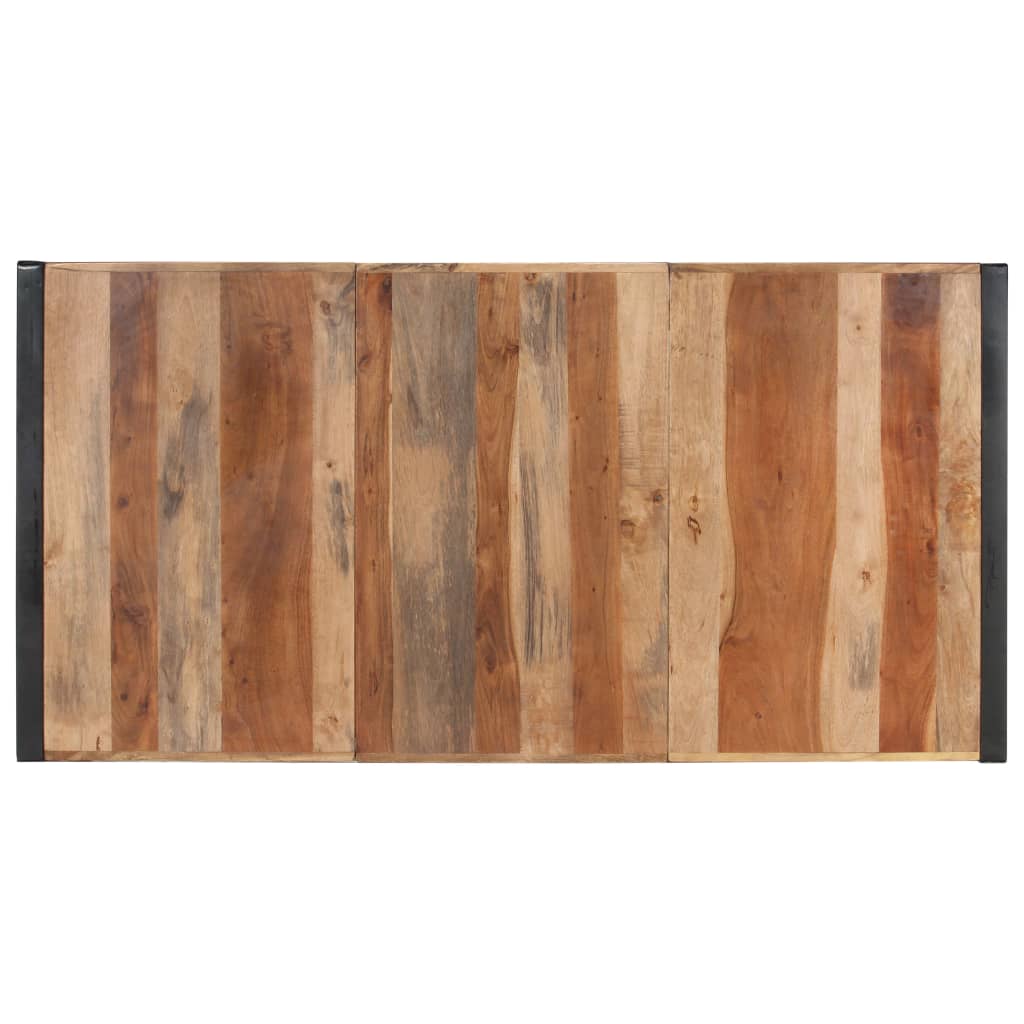  Esstisch 180x90x75 cm Massivholz mit Palisander-Finish