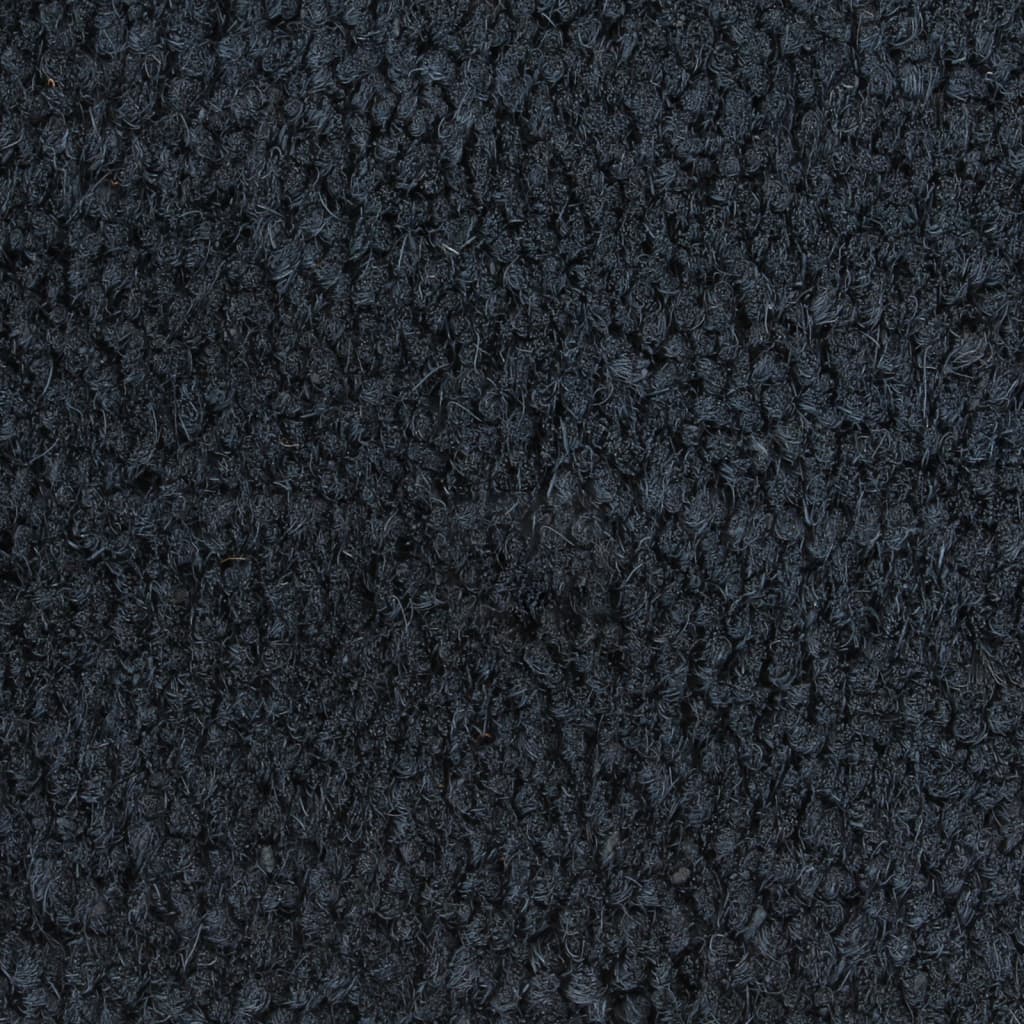  Fußmatte Dunkelgrau 80x100 cm Kokosfaser Getuftet