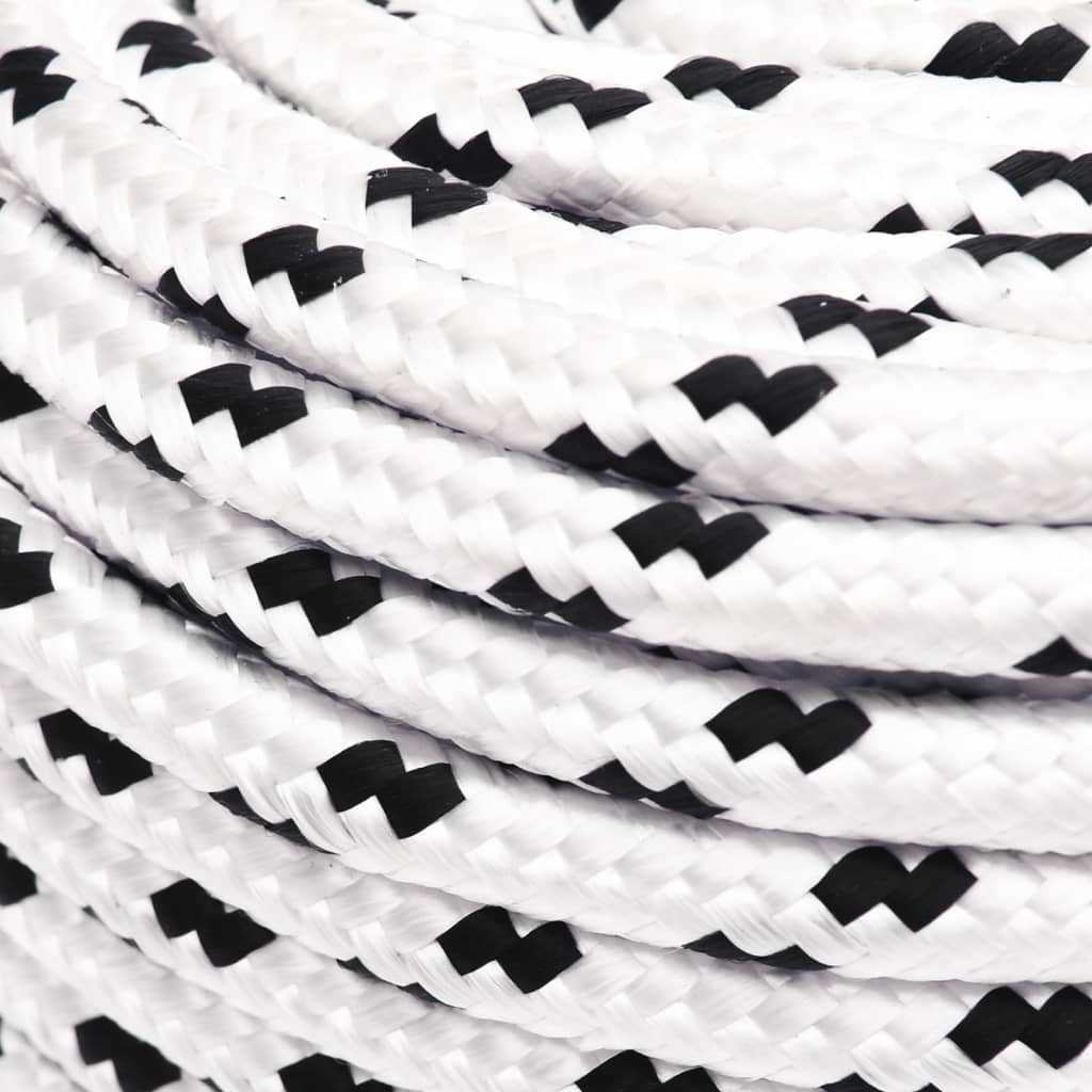  Bootsseil Geflochten Weiß 10 mmx25 m Polyester