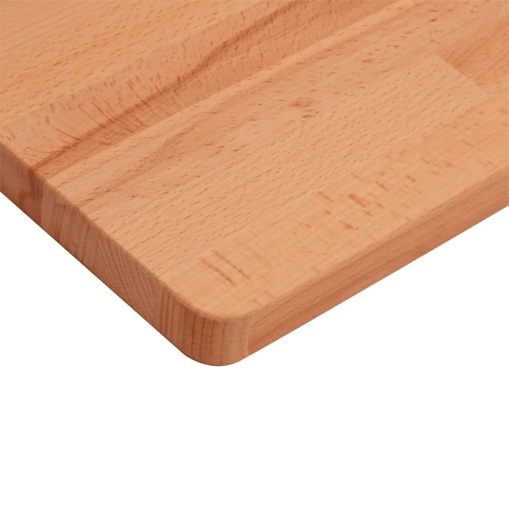  Tischplatte 50x50x1,5 cm Quadratisch Massivholz Buche