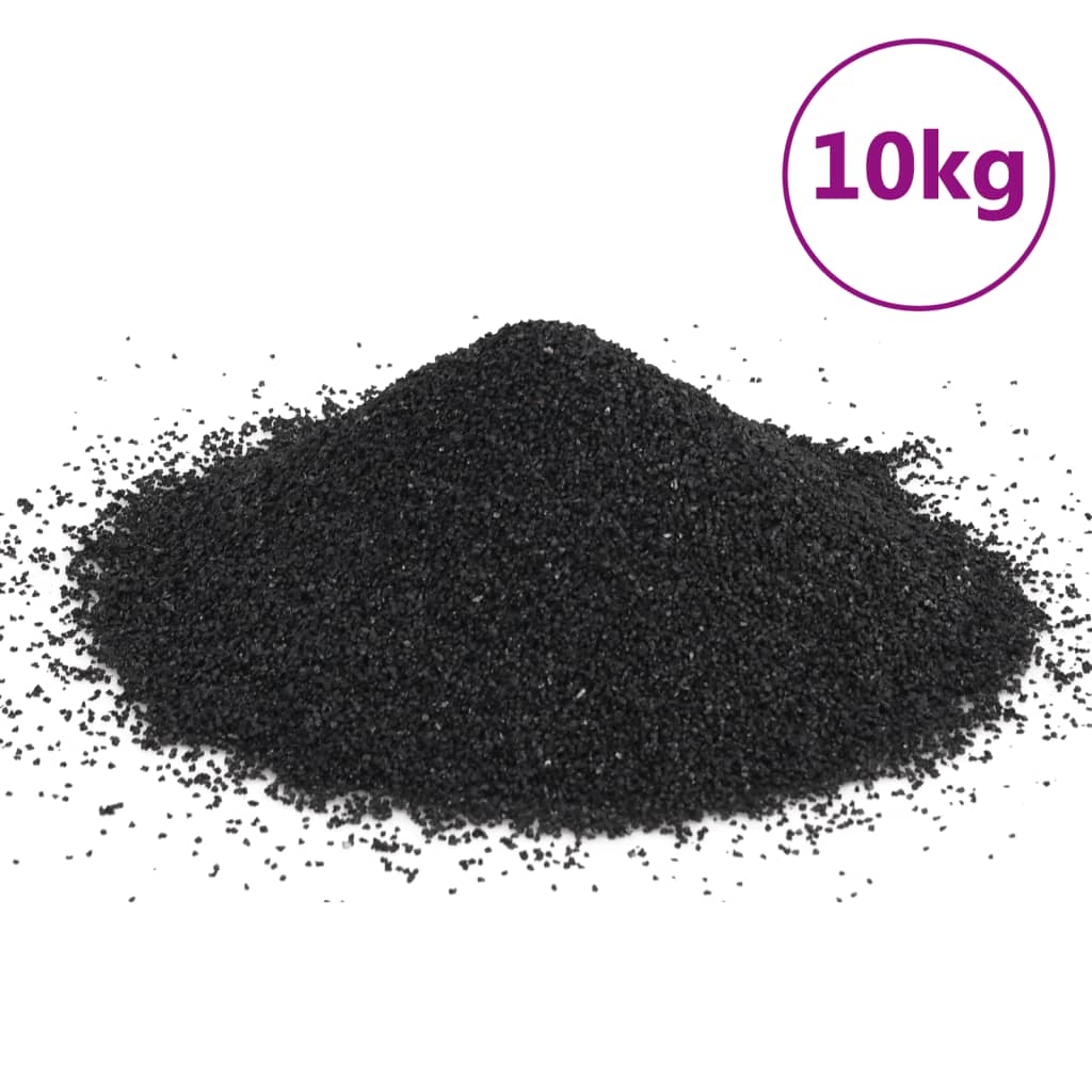  Aquariensand 10 kg Schwarz 0,2-2 mm