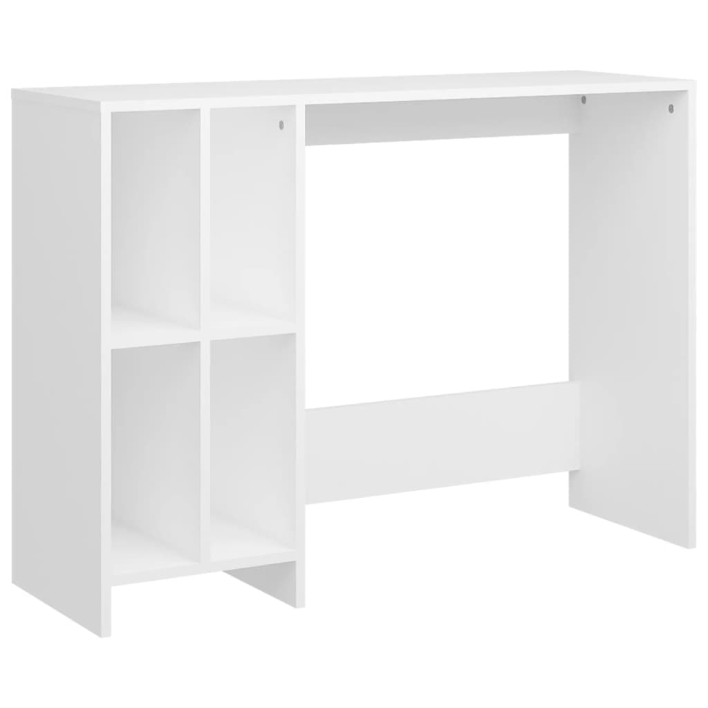 Computertisch Weiß 102,5x35x75 cm Holzwerkstoff