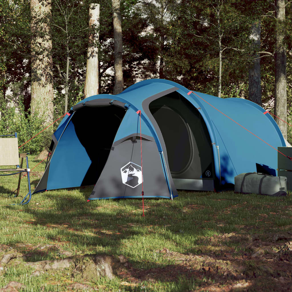  Campingzelt 2 Personen Blau Wasserfest