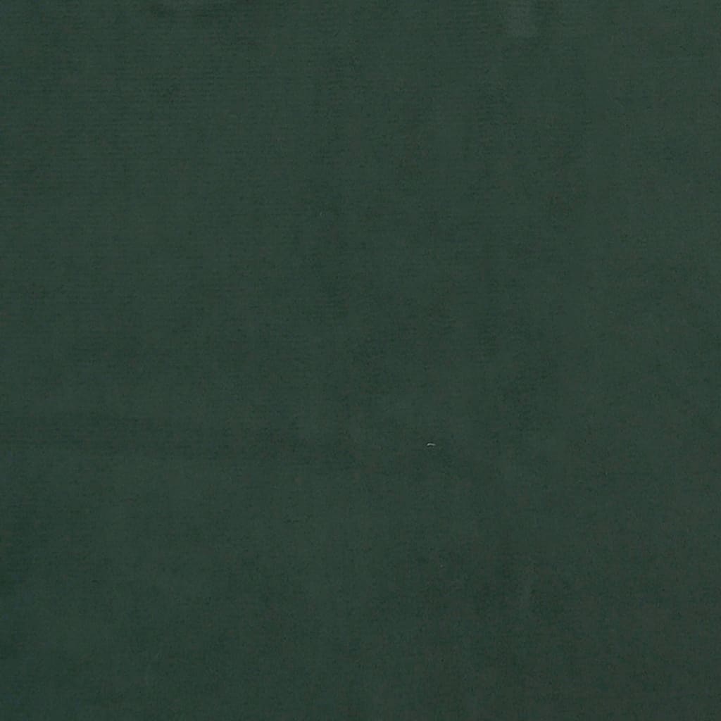  Taschenfederkernmatratze Dunkelgrün 90x190x20 cm Samt