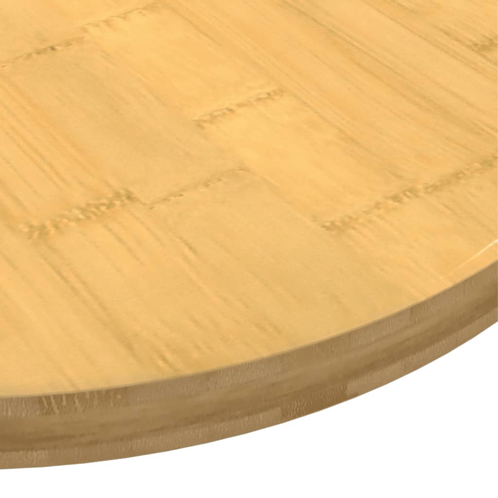  Tischplatte Ø80x2,5 cm Bambus