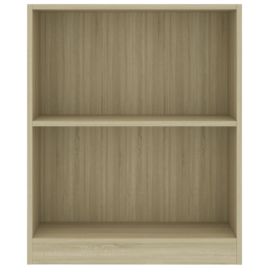  Bücherregal Sonoma-Eiche 60x24x76 cm Holzwerkstoff