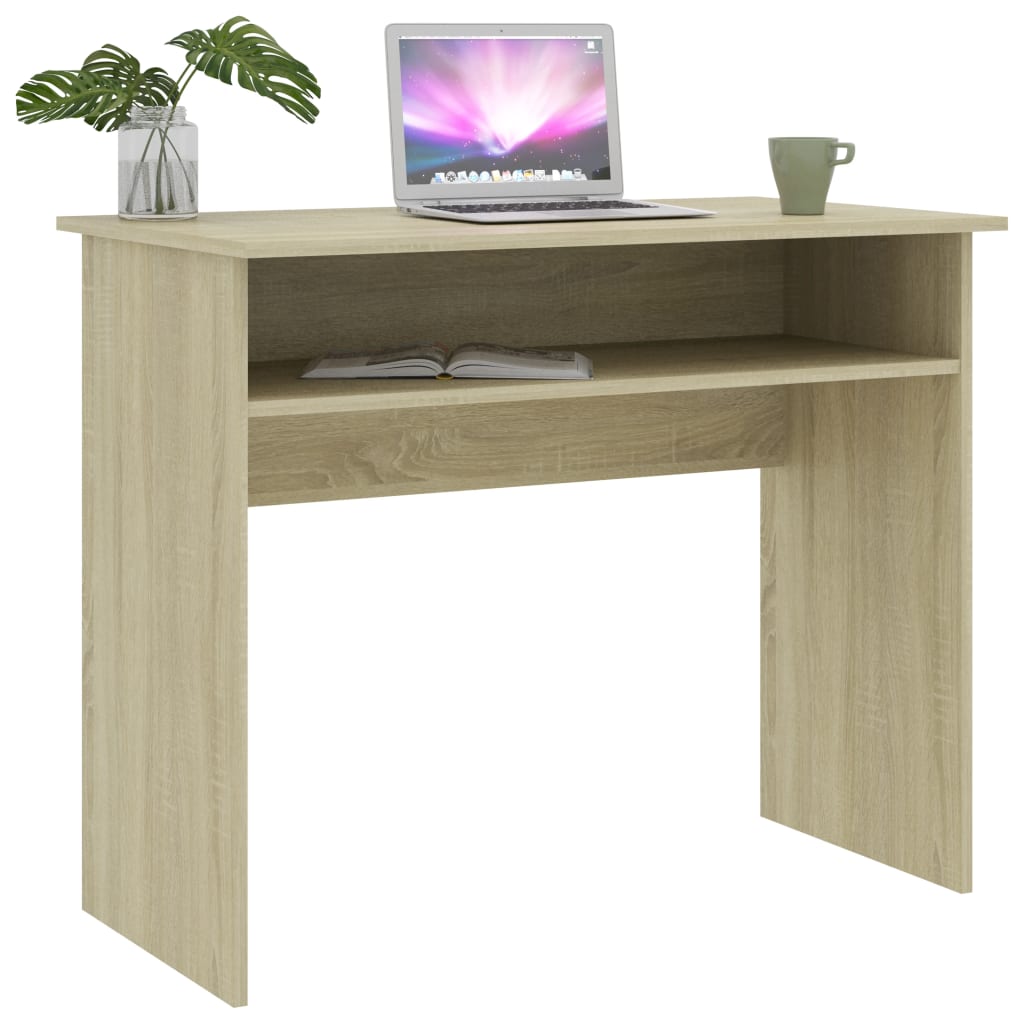  Schreibtisch Sonoma-Eiche 90x50x74 cm Holzwerkstoff