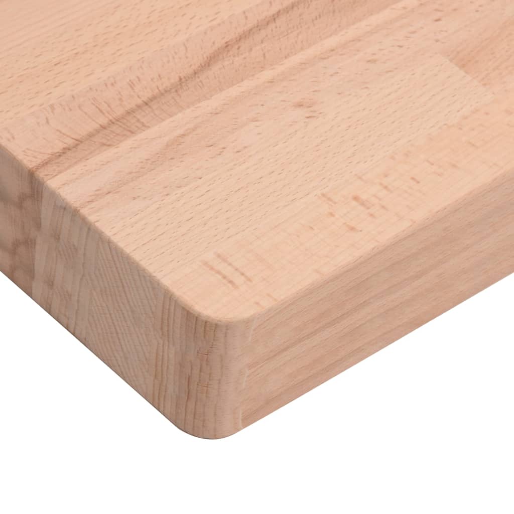  Tischplatte 50x50x4 cm Quadratisch Massivholz Buche