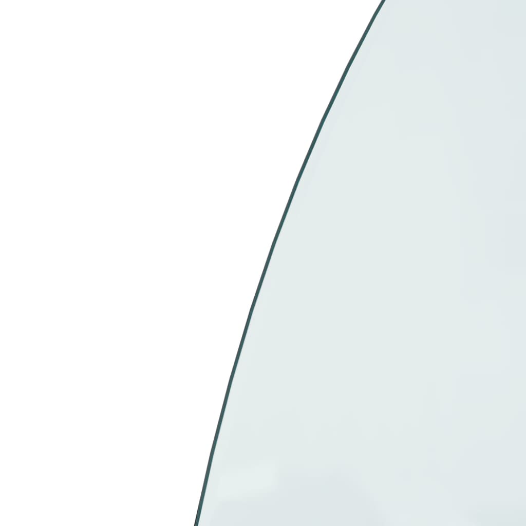  Funkenschutzplatte Glas Halbrund 800x600 mm