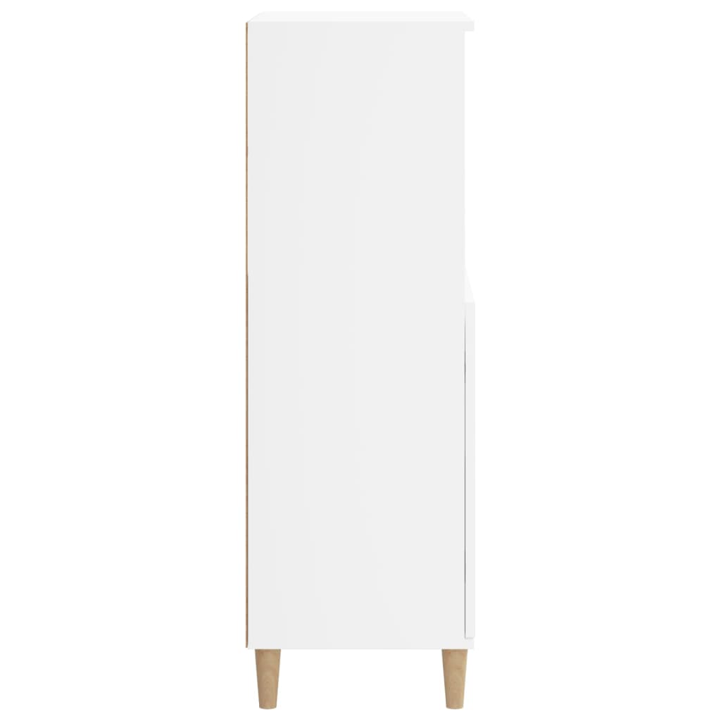  Highboard Weiß 60x36x110 cm Holzwerkstoff