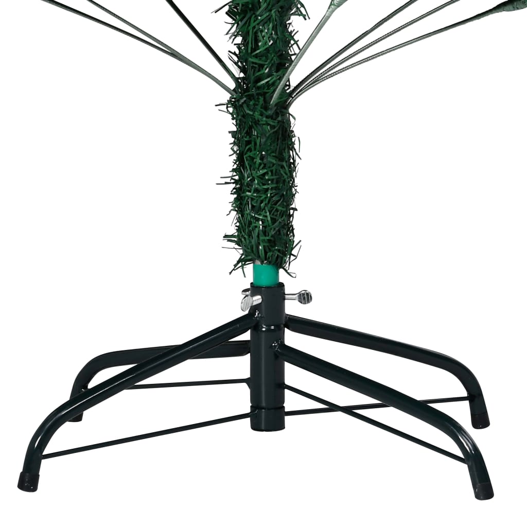  Künstlicher Weihnachtsbaum mit Beleuchtung & Kugeln Grün 120 cm