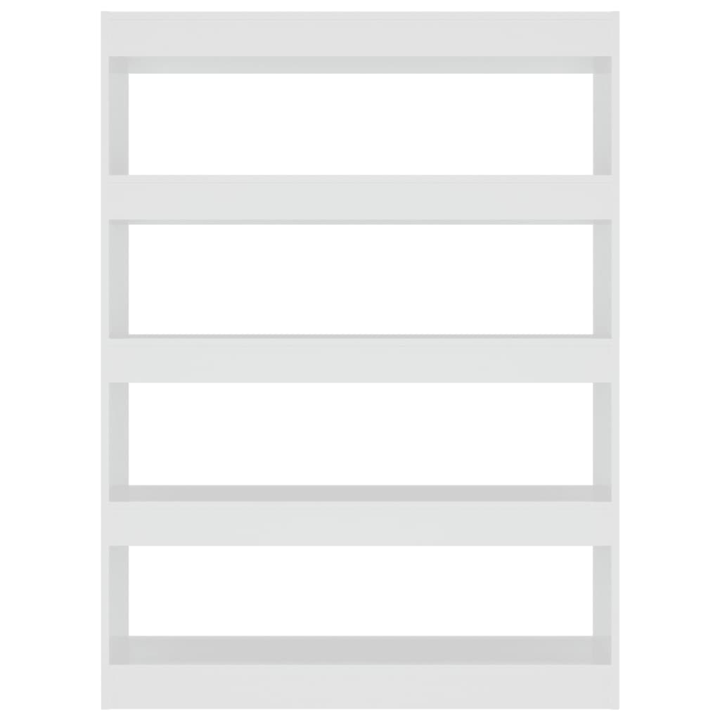  Bücherregal/Raumteiler Weiß 100x30x135 cm