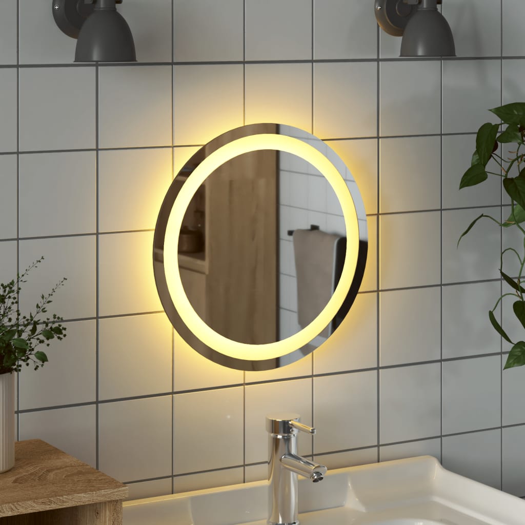  LED-Badspiegel 40 cm Rund