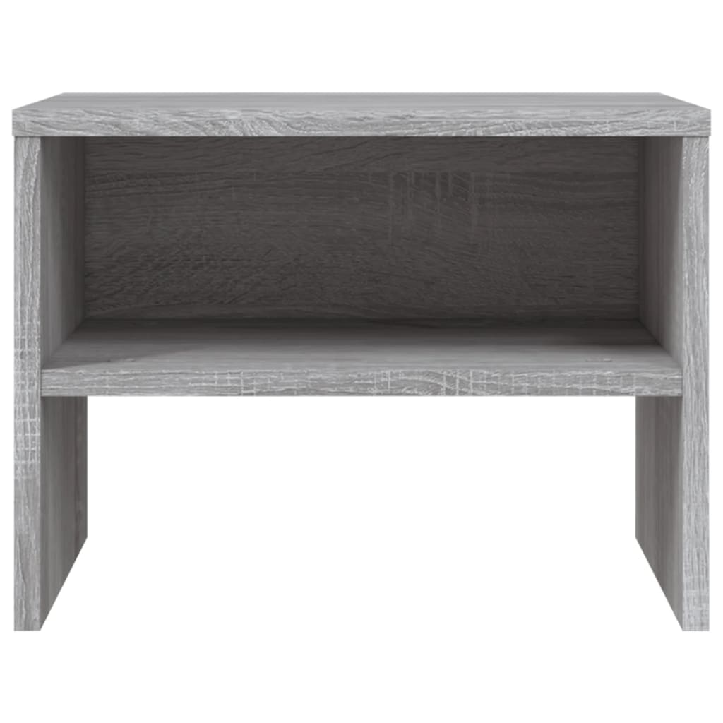  Nachttisch Grau Sonoma 40x30x30 cm Holzwerkstoff
