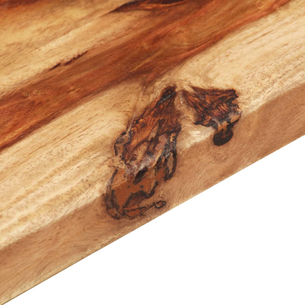  Tischplatte Massivholz Akazie 25-27 mm 70x80 cm