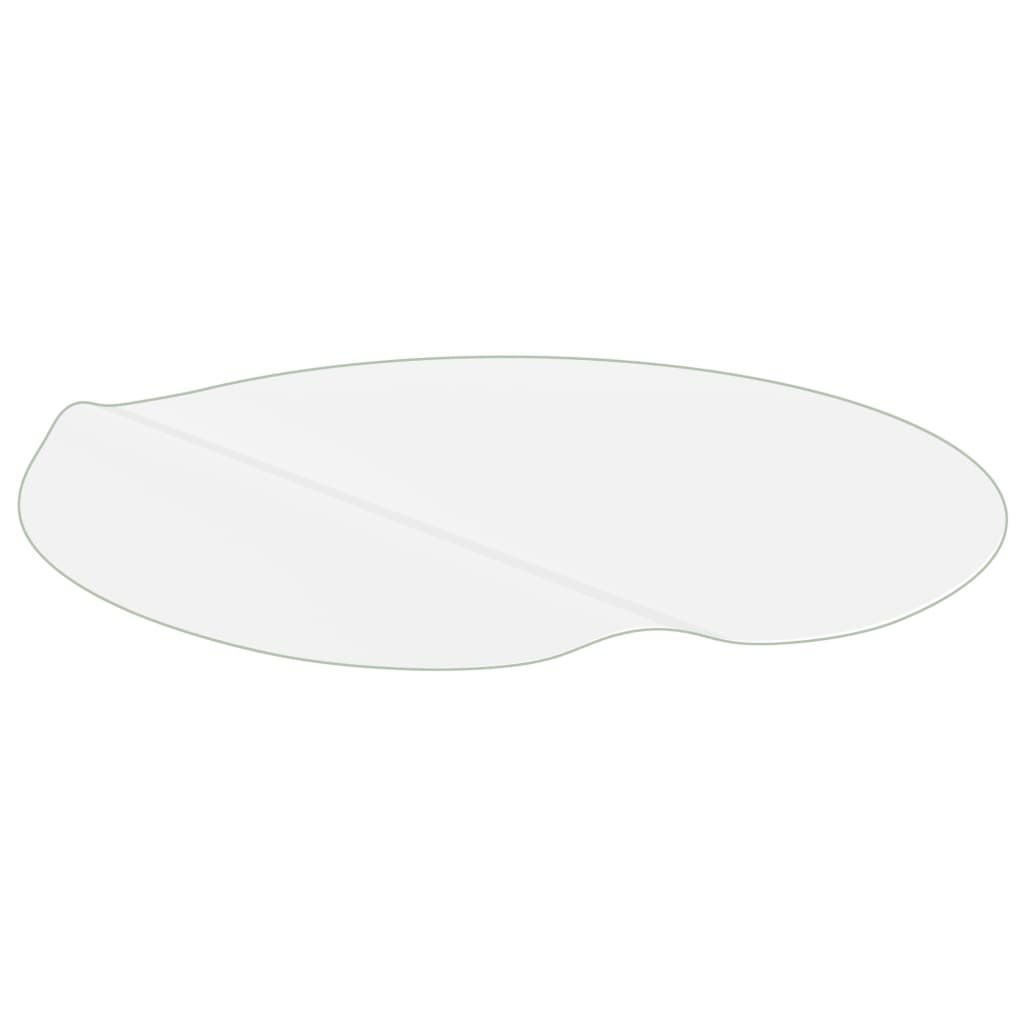  Tischfolie Transparent Ø 80 cm 2 mm PVC