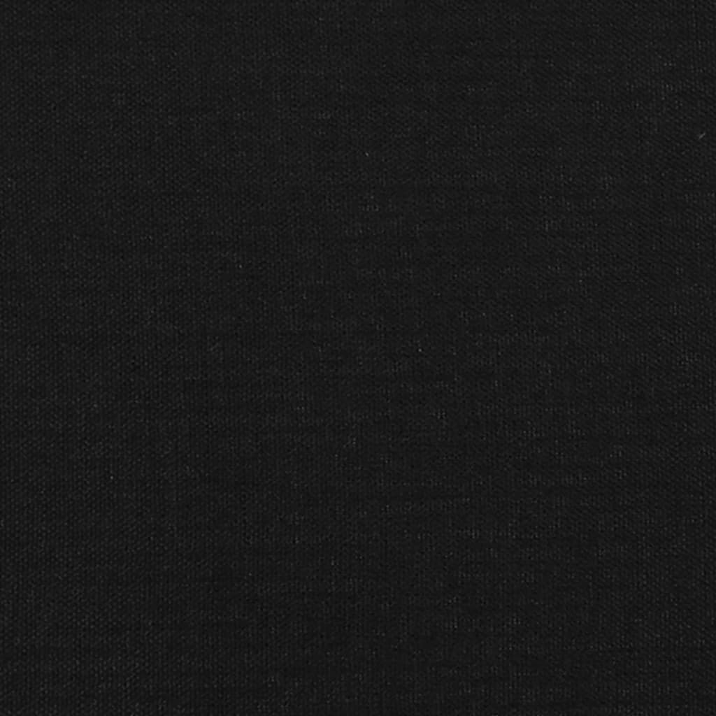  Bettgestell Schwarz 140x200 cm Stoff