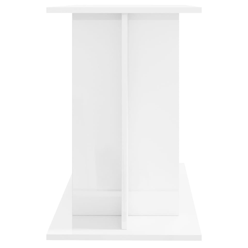  Aquariumständer Hochglanz-Weiß 100x40x60 cm Holzwerkstoff