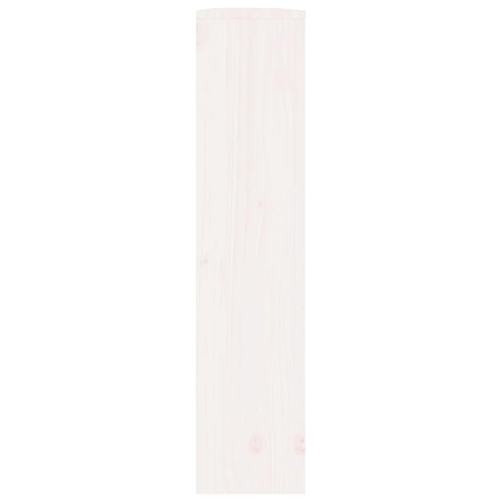  Heizkörperverkleidung Weiß 169x19x84 cm Massivholz Kiefer