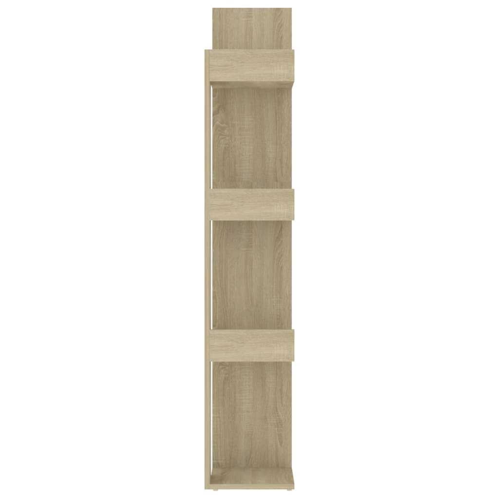  Bücherregal Sonoma-Eiche 86x25,5x140 cm Holzwerkstoff