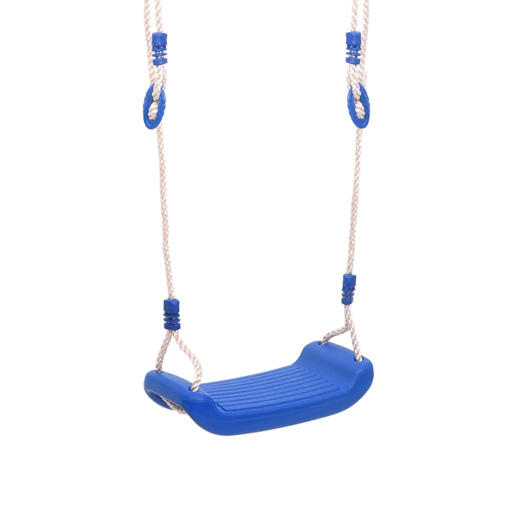   Schaukelsitze mit Seilen 2 Stk. Blau 38x16 cm Polyethene