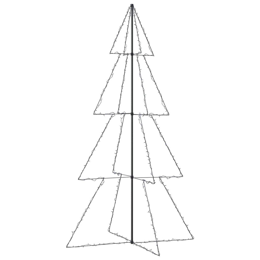  Weihnachtsbaum in Kegelform 360 LEDs Indoor Outdoor 143x250 cm