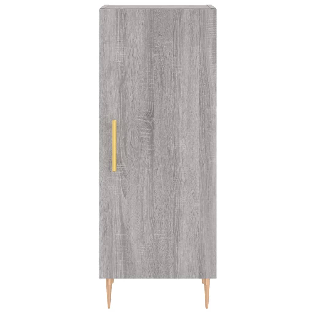  Highboard Grau Sonoma 34,5x34x180 cm Holzwerkstoff 