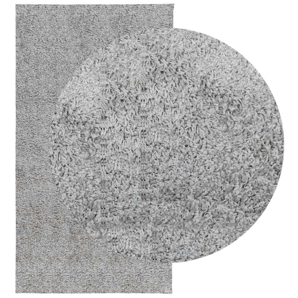  Shaggy-Teppich PAMPLONA Hochflor Modern Grau 80x150 cm