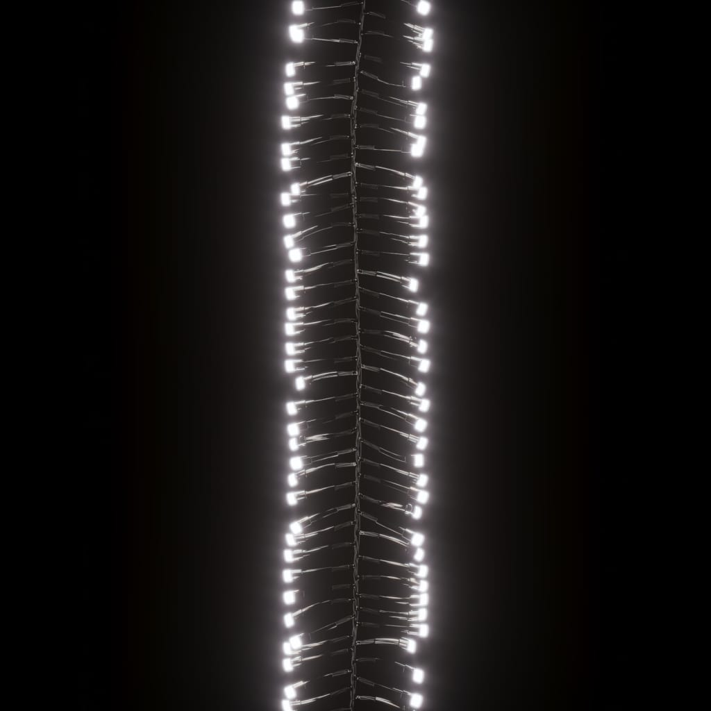  LED-Lichterkette mit 2000 LEDs Kaltweiß 17 m PVC