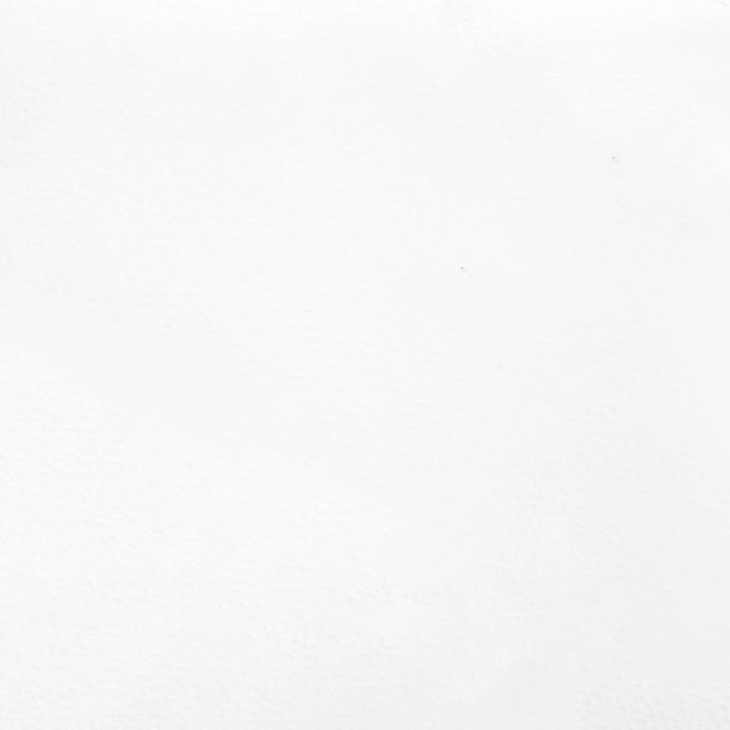  Taschenfederkernmatratze Weiß 180x200x20 cm Kunstleder