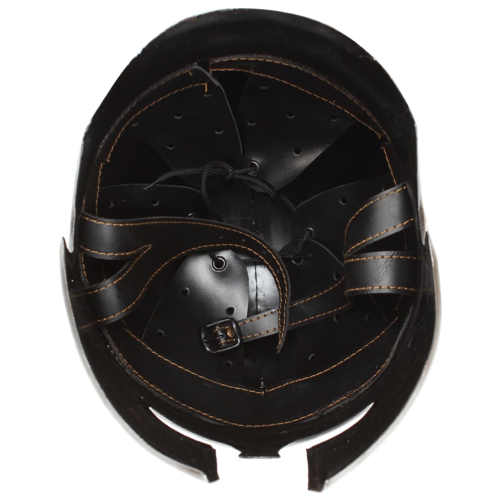  Griechischer Krieger-Helm Antik Replik LARP Silbern Stahl 