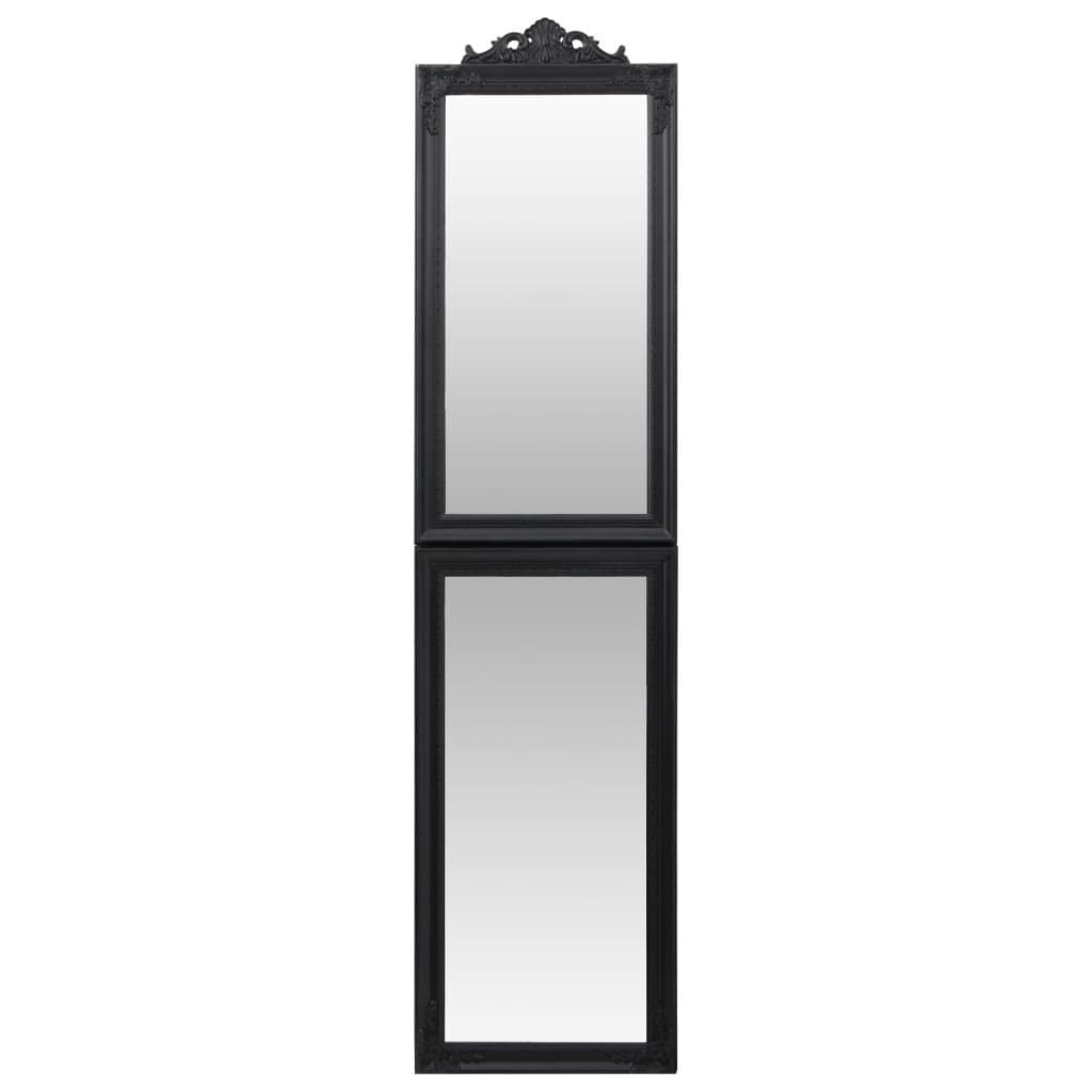  Standspiegel Schwarz 50x200 cm