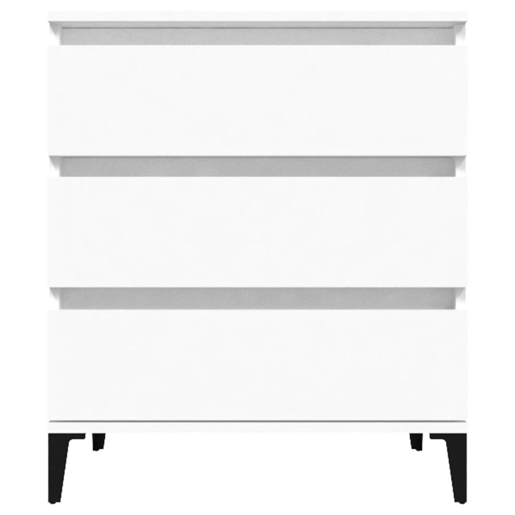  Sideboard Weiß 60x35x70 cm Holzwerkstoff