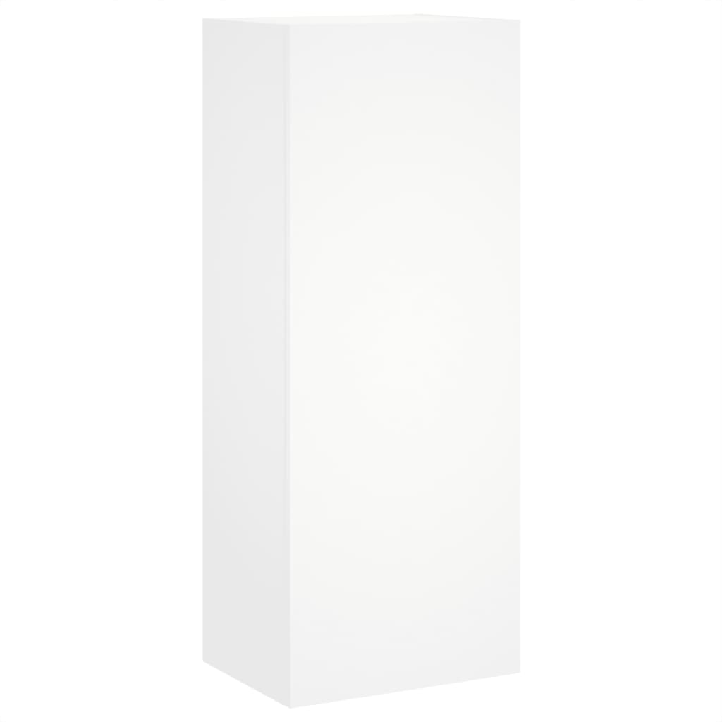  TV-Wandschrank Weiß 40,5x30x102 cm Holzwerkstoff