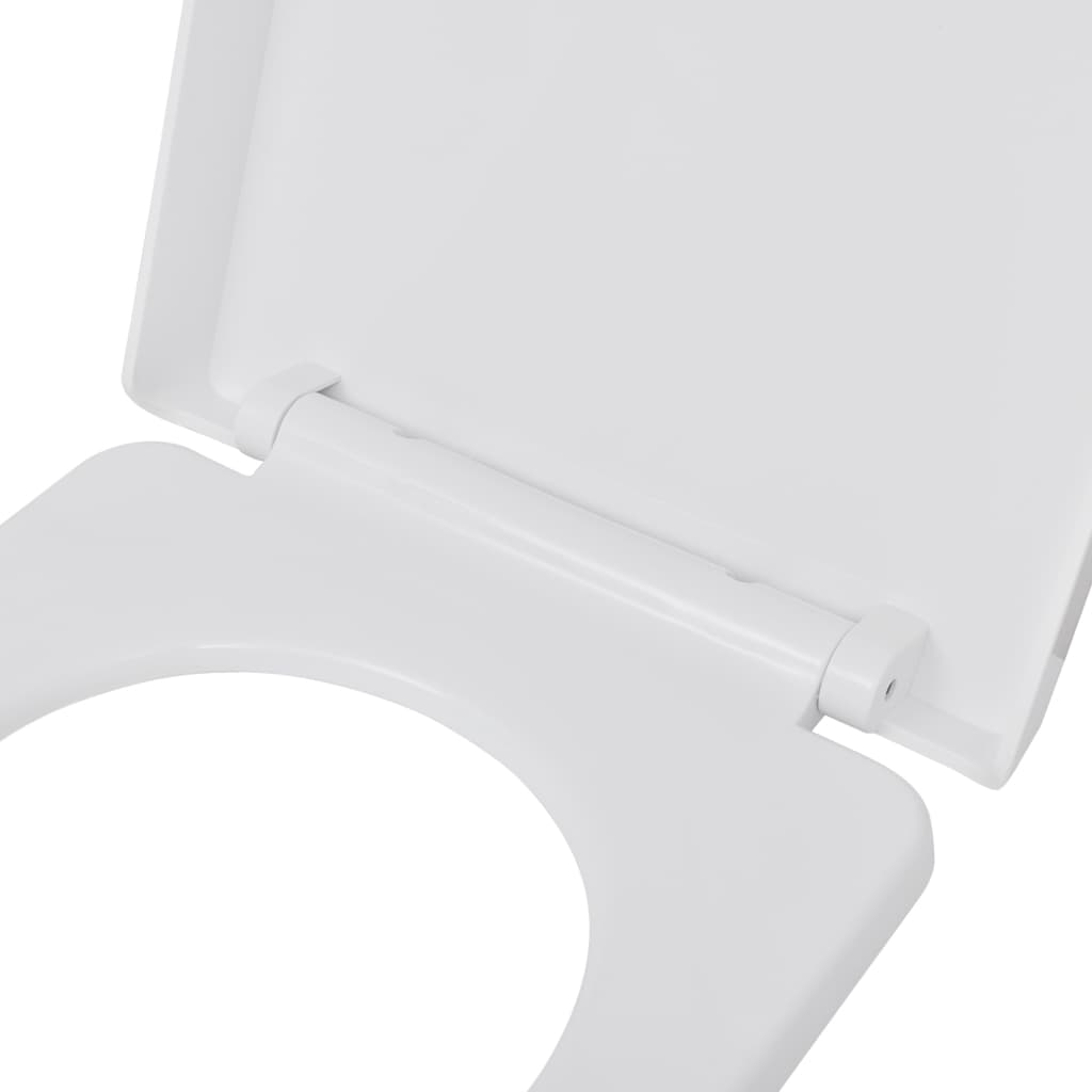  Toilettensitze mit Absenkautomatik 2 Stk. Kunststoff Weiß