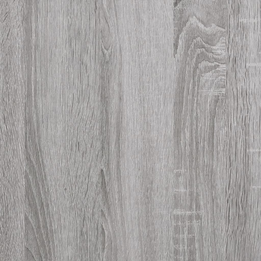  6-tlg. Wohnwand Grau Sonoma Holzwerkstoff