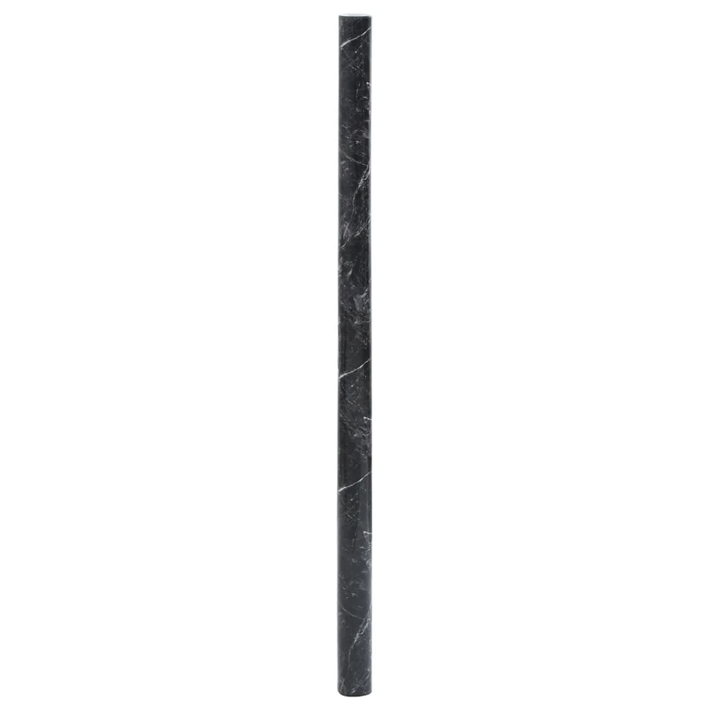  Möbelfolien Selbstklebend Marmor-Optik Schwarz 90x500 cm PVC